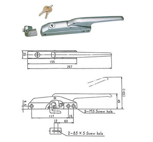 1200 Edgemount Mechanical Latch